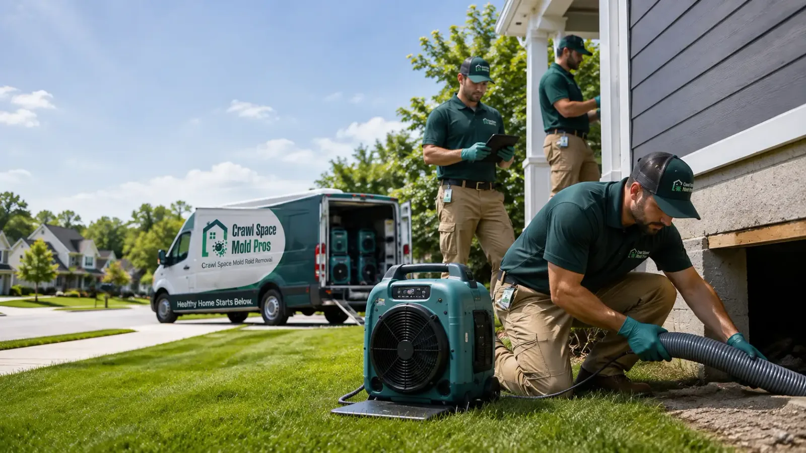 Crawl Space Mold Removal in Dana, IA